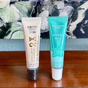 NEW 2-Pc Vanillamint Supreme 2X Lip Shine & Sweet Mint Lip Gloss BBW